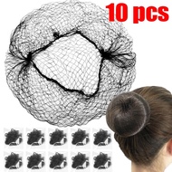 10Pcs 30/50/60cm Invisible Soft Disposable Hairnets Ballet Dance Bun Hair Cover Elastic Mesh Daily M