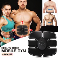 6 Packs EMS Mobile Body Gym Muscle Training ABS Workout Electric Abdominal Muscle Trainor Stimulator
