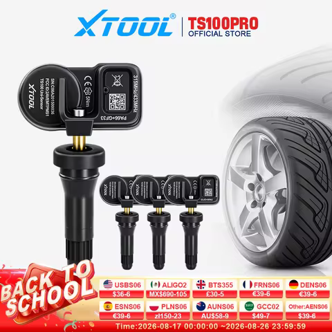 XTOOL TS100PRO Sensor Rubber Version 433MHz 315MHz Tire Repair Tool TPMS Scanner Pressure Monitor Te
