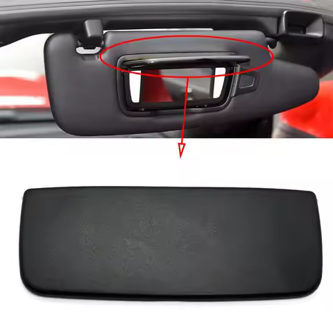 Left Right Sun Visor Vanity Mirror Cover For Porsche Boxster Cayman Carrera 911 981 982 991 718 9828