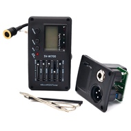 SV-M700 Acoustic Guitar with Micro Phone And digital procedding tuner Bass EQ Preamp 4 Band EQ Equal