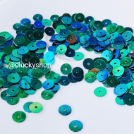 payet ramboci/ramboci payet/payet sequin/ramboci payet piring/payet ramboci flat 6mm/per 5 gram/