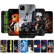 Case For Google Pixel 4a 4G Case Back Phone Cover Protective Soft Silicone Black Tpu fashion anime cartoon cute pattern