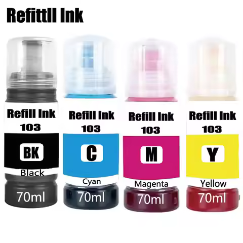 103 Premium refill ink for Epson 103 EcoTank L1110‎ L1210 L1250 L3100 L3101 L3110 L3111 L3150 L3151‎
