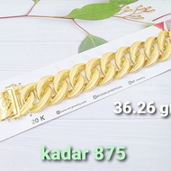 gelang emas kadar 875 20K