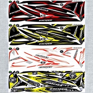 Sticker Striping Variasi Thailand Thailook Jupiter Mx 135 New EXCITER9