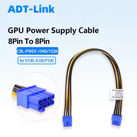 For Supermicro GPU Power Cable CBL-PWEX-1040/1028 8Pin To 8Pin for V100 A100 P100 A30 A40 A6000 A16 