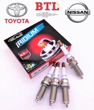 ALK7RY IRIDIUM Sparkplug BTL บีทีแอล หัวเทียนเข็ม เครื่องดูโอ้ DUAL VVTI (แพ็ค 4 หัว) เทียบ SC20HR11 FXE20HR11 ILKAR7B11 ALK7RY TOYOTA ALL NEW ALTIS 1ZR 2ZR 3ZR Yaris 1.2L 13-17 NISSAN MARCH TIDA SIENTA