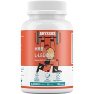 ABYSSUS 3000mg L-Leucine dengan HMB – Suplemen Bersih, Vegan & Bukan GMO untuk Sokongan Pemulihan Ha