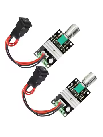 2Pcs 6V 12V 24V 28V 80W PWM DC Motor Speed Controller 1203BB DC Motor Driver 3A Motor Driver Adjusta
