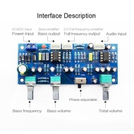 2.1 Channel Subwoofer Preamp Board Low Pass Filter Pre-Amp Ne5532