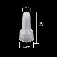 CE-2X wire connector quick wire connector 4mm transparent nipple connector