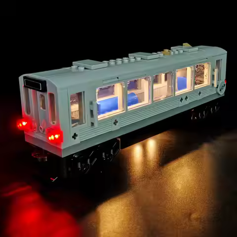 LYBMTWF LED Lighting Kit Compatible with Lego 76321 Doc Ock Subway Train Scene Building Blocks (NOT 