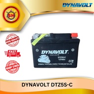 Dynavolt MTR DTZ5S-C Motorcycle Battery (Ready Stock) Bateri Motor