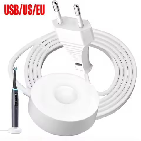 USB/EU/US Charging Base Adapter Replacement For Oral B iO9S iO10S iO7 iO8 iO9 Series Electric Toothb