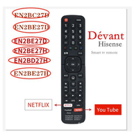 Hisense smart tv remote control Original EN2BD27H EN2BC27For Hisense LCD TV Remote Control with Netflix Youtube Fernbedienung