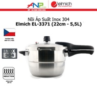 Nồi Áp Suất Đun Từ Inox 304 ELMICH EL-3371 (Dung Tích 55L Size 22cm)