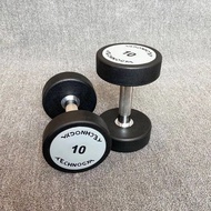 Tecnogym premium imported rubber-coated dumbbells 2.5kg, 5kg, 7.5kg, 10kg (price for 1 pair)
