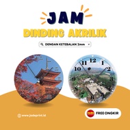 [JADE] Custom Acrylic Wall Clock Custom Acrylic Wall Clock Aesthetic Wall Clock Aesthetic Wall Clock