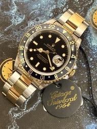 🌈🌈新返貨啦🌈🌈 ROLEX GMT-Master II 16713 40mm ✨黑金雙色鋁圈 🖤黑面配 Tritium 夜光 ⚙️自動機芯 🔗18K 金鋼Oyster 三板帶 💎淨錶 🌟VU3362