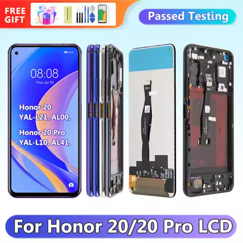 for Honor 20 Display Screen, for Huawei Honor 20 Pro YAL-AL10 YAL-L41 Lcd Display Touch Screen Digit