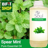 Pure Essential Oil (EO) - Mint - Spear Mint Pure Essential Oil - 1L