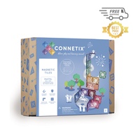 Connetix Tiles | Pastel Ball Run Expansion Pack 80 pc | Magnetic Tiles for Kids