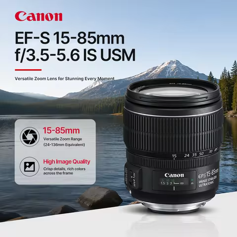 Canon EF-S 15-85mm F/3.5-5.6 IS USM Lens for Digital SLR Camera - Standard Zoom Lens