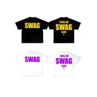 SWAG 4 LIFE I Black & White Streetwear YALEX T-Shirt Unisex