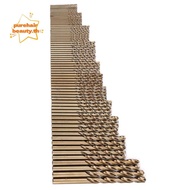 PUREHAIRBEAUTY HSS-CO Twist Drills, M35 Cobalt Material Twist Drill Bit M35 Cobalt Drill Bit Set, HS
