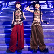 Hiphop Costume Kids Crop Top Girl Jazz Dance Costume Kids Kids Dance Outfit Hip Hop Shirt Kpop Outfi