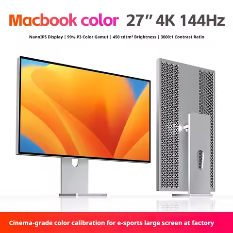 27“4K 120Hz Nano IPS Display 144Hz 1 ms Gaming Monitor G-Sync Freesync Tech 99%DCI-P3 Flicker-Free w