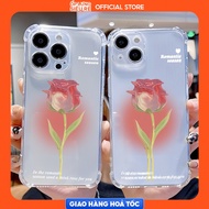 Samsung S9+/S21+/Note 8/S23 FE/S24 Ultra/S25/... CaseFlexible in the Shape of a Rose