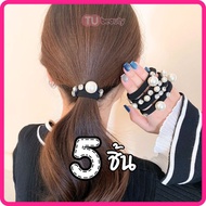 Hair Bands Pearl Gems Luxurious 5 Pieces
