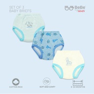 BeBe By SO-EN Baby 3in1 Safari Zoo Cotton Rich Brief