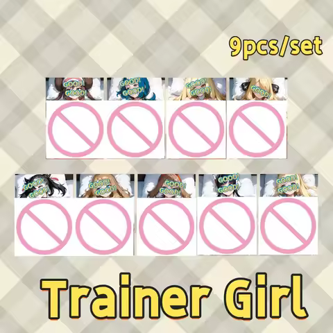 9pcs/set Trainer Girl Misty May Cynthia Diy Folding Flash Card ACG Goddess Story Elesa Marnie Lana A