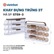 Viet Nhat Small Size 2-Tier/3-Tier Egg Tray, Smart Automatic Rolling Egg Tray - NLC