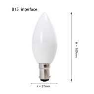 Dimmable LED Candle Bulb E12 E14 B15 220V 5W Dimmable LED Chandelier Candle Shape LED Light Bulb Coo