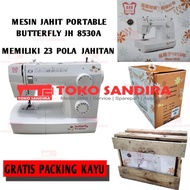 Mesin Jahit Butterfly Jh 8530A/Mesin Jahit Portable Jh8530A/Butterfly