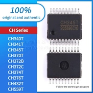 5PCS CH340T CH341T CH345T CH370T CH372B CH372C CH374T CH376T CH432T CH559T Black casing chip ic