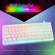 Womier 61 key Custom Mechanical Keyboard Kit 60 61 PCB CASE hot swappable switch support lighting ef