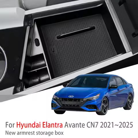 Auto Parts Suitable For Hyundai Elantra Avante CN7 2021~2025 Car Center Console Armrest Storage Box 