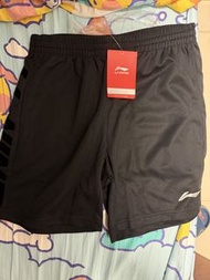 李寧牌羽毛球訓練短褲