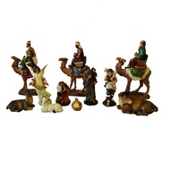 Christmas Nativity Village / Belen with Three Kings Set of 11 Figurine for the Holiday  by Everythin