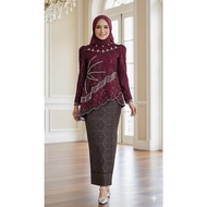 MQ Set Kebaya Claw tassel songket skirt | Party kebaya | Modern kebaya | Graduation kebaya Kebaya So
