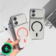 Suitable for OPPO A17 OPPO A17K OPPO A97 5G OPPO A60 the new leather textured semi-circular magnetic