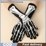 EONE Halloween Skeleton Skeleton Gloves Tri Dark Wind Convex Gloves Skeleton Ghost Festival Costume 