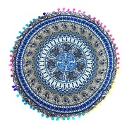 43*43 cm Round Indian Mandala Floor Decorative Pillowcase Bohemian Cushion Cushions Pillows Cover Th