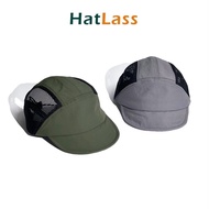 HatLass Baseball Cap/ Breathable Running Hat Sports Cap Mesh 5-Panel Cap Soft Short Brim Camp Cap