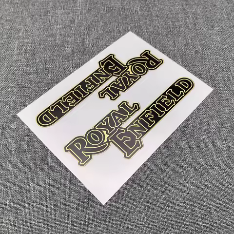 2Pcs Royal Enfield Bullet Constellation Continental Motorcycle Stickers Bike Cycle Decals Motorcycle
